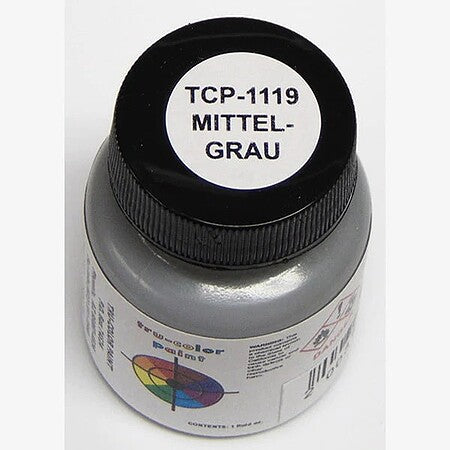 Tru-Color 1119 Mittelgrau 1oz Acrylic Model Paint