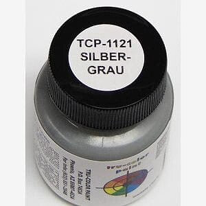 Tru-Color 1121 German: Sibergrau (Silver-Gray) 1oz Acrylic Model Paint