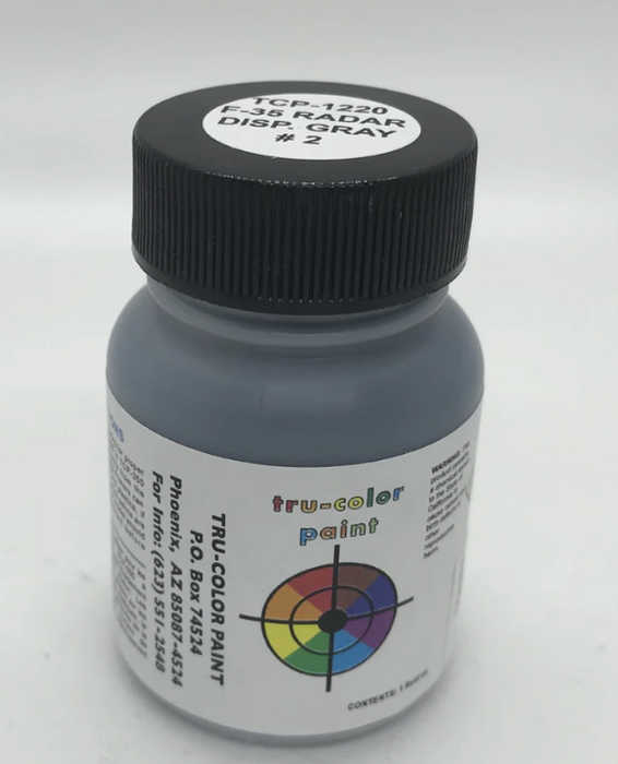 Tru-Color 1220 F-35 Radar Dispersion Gray #2 1oz Acrylic Model Paint