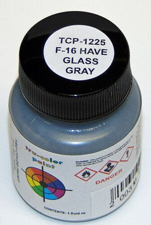 Tru-Color 1225 F-16 Have Glass Gray 1oz Acrylic Model Paint