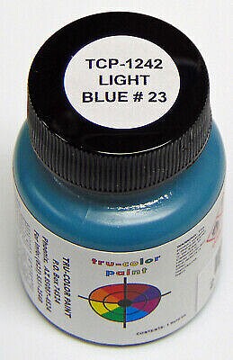 Tru-Color 1242 US Light Blue #23 1oz. Acrylic Model Paint — White Rose ...
