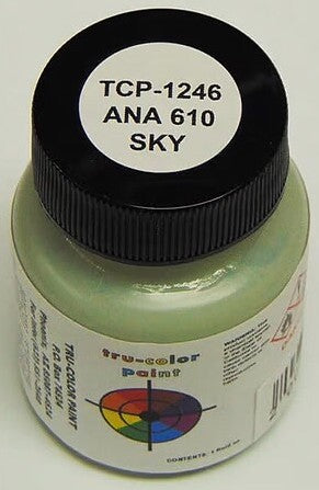 Tru-Color 1246 ANA 610 Sky Green 1oz. Acrylic Model Paint