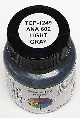 Tru-Color 1249 ANA 602 Light Gray 1oz. Acrylic Model Paint