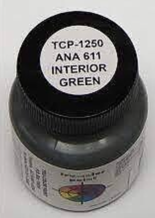 Tru-Color 1250 ANA 611 Interior Green 1oz. Acrylic Model Paint