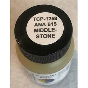 Tru-Color 1259 ANA 615 Middlestone 1 oz. Acrylic Model Paint