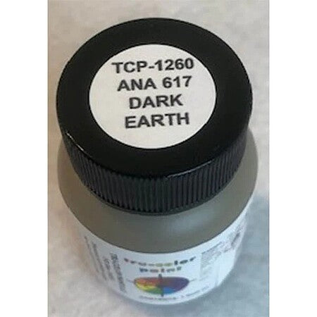 Tru-Color 1260 ANA 617 Dark Earth 1 oz. Acrylic Model Paint