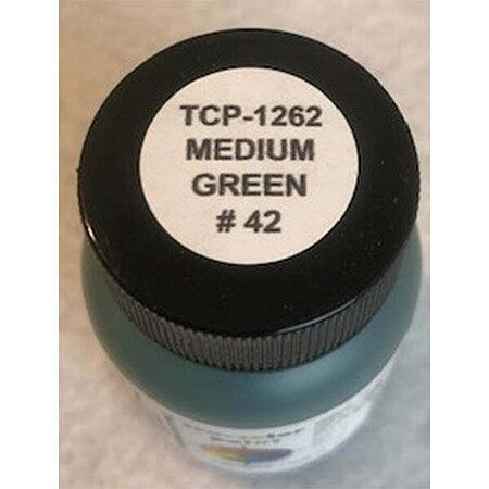 Tru-Color 1262 Medium Green #42 1 oz. Acrylic Model Paint