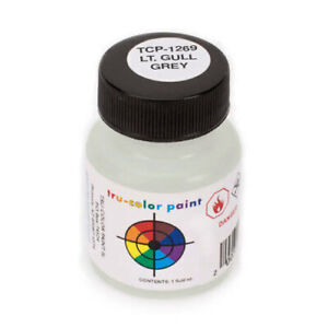 Tru-Color 1269 ANA 620 Light Gull Grey 1 oz. Acrylic Model Paint
