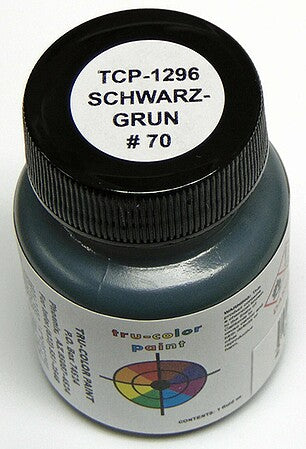 Tru-Color 1296 Schwarzgrün #70 1 oz. Acrylic Model Paint