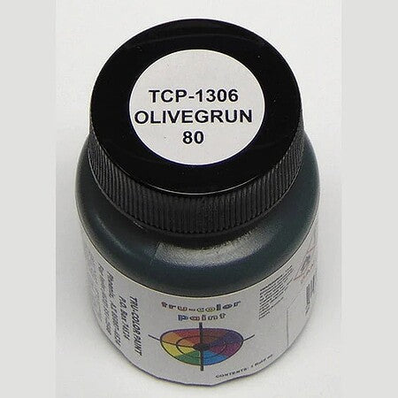 Tru-Color 1306 Olivgrün 80 Solvent Based Acrylic Paint 1oz