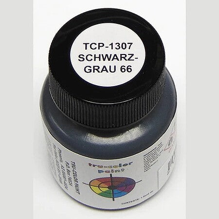 Tru-Color 1307 Schwarzgrau 66 Solvent Based Acrylic Paint 1oz