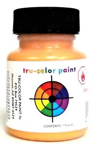 Tru-Color 1378 USN Aircraft 1929-41 Orange Yellow Solvent Based Acrylic Paint 1oz