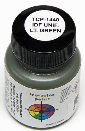 Tru-Color 1440 IDF Uniform Light Green Solvent Based Acrylic Paint 1oz