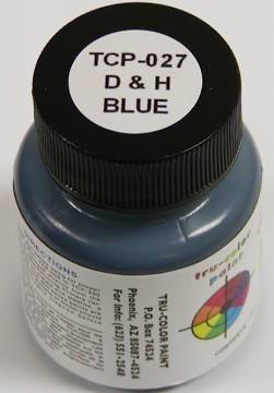 Tru-Color 27 Delaware & Hudson - D&H Blue, 1 oz. Acrylic Model Paint