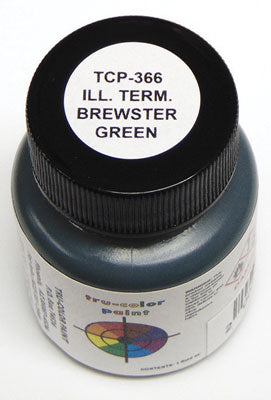 Tru-Color 366 Illinois Terminal IT Brewster Green 1 oz. Acrylic Model Paint