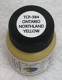 Tru-Color 384 Ontario Northland Yellow 1 oz. Acrylic Model Paint