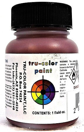 Tru-Color 396 Metallic Burnt Iron 1 oz. Acrylic Model Paint
