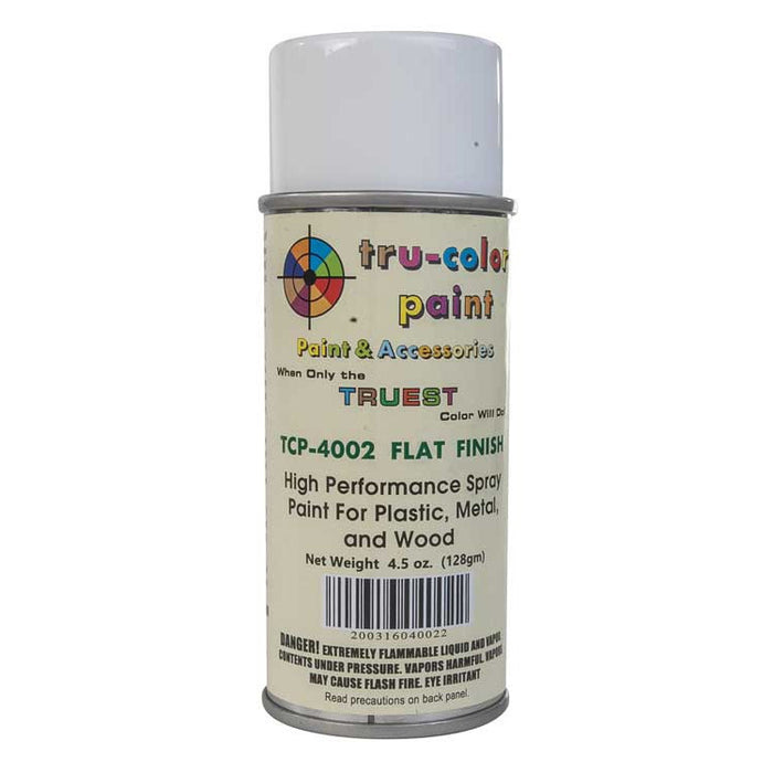 Tru-Color 4002 Flat Coat High Performance Spray Paint 4.5oz