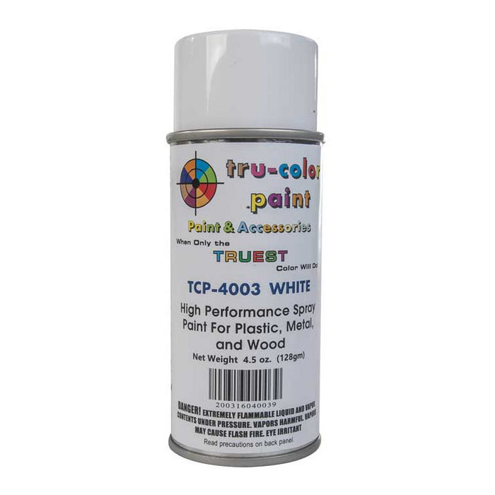 Tru-Color 4003 Gloss White High Performance Spray Paint 4.5oz