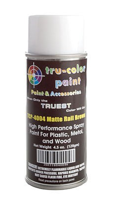 Tru-Color 4004 Matte Rail Brown High Performance Spray Paint 4.5oz