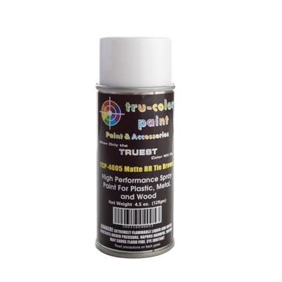 Tru-Color 4005 Matte Railroad Tie Brown High Performance Spray Paint 4.5oz