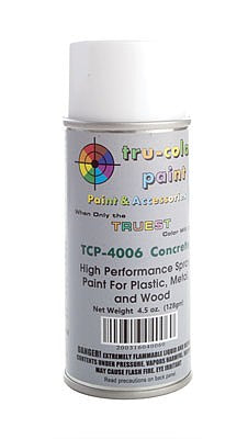 Tru-Color 4006 Matte Concrete High Performance Spray Paint 4.5oz