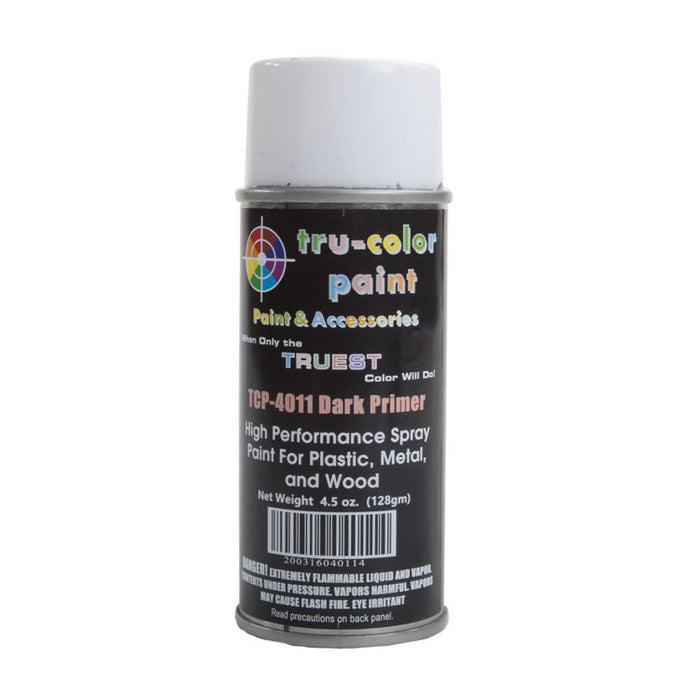 Tru-Color 4011 Dark Primer High Performance Spray Paint 4.5oz