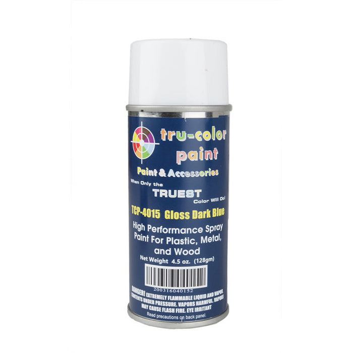 Tru-Color 4015 Dark Blue High Performance Spray Paint 4.5oz