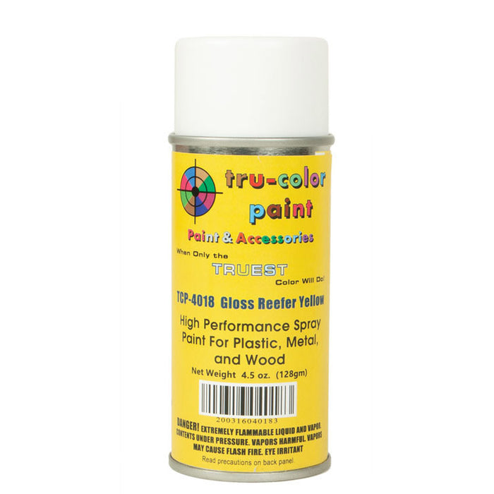 Tru-Color 4018 Reefer Yellow High Performance Spray Paint 4.5oz