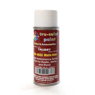 Tru-Color 4033 Matte Rust High Performance Spray Paint 4.5oz