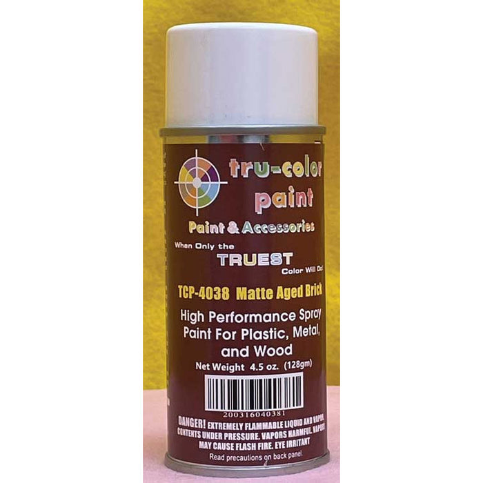Tru-Color 4038 Matte Aged Brick High Performance Spray Paint 4.5oz