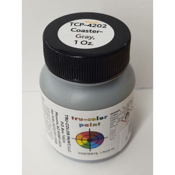 Tru-Color 4202 San Diego Coaster Gray 1 oz. Acrylic Model Paint