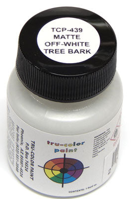Tru-Color 439 Matte Off-White Tree Bark 1 oz. Acrylic Model Paint