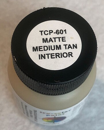 Tru-Color 601 Automotive Interior Medium Tan 1 oz. Acrylic Model Paint
