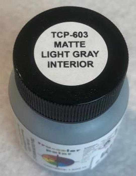 Tru-Color 603 Automotive Interior Light Gray 1 oz. Acrylic Model Paint