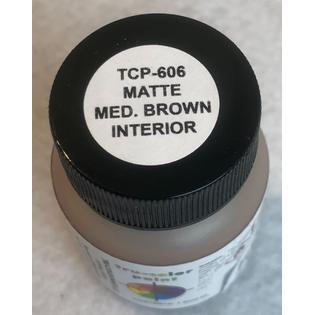 Tru-Color 606 Automotive Interior Medium Brown 1 oz. Acrylic Model Paint