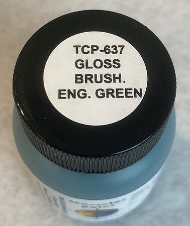 Tru-Color 637 Gloss Brushable Engine Green 1 oz. Acrylic Model Paint