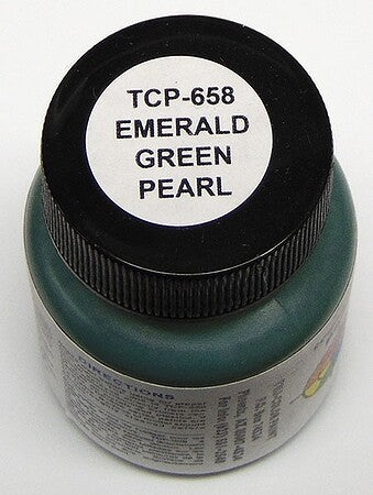 Tru-Color 658 Emerald Green Pearlescent (for Jaguar) 1 oz. Acrylic Model Paint