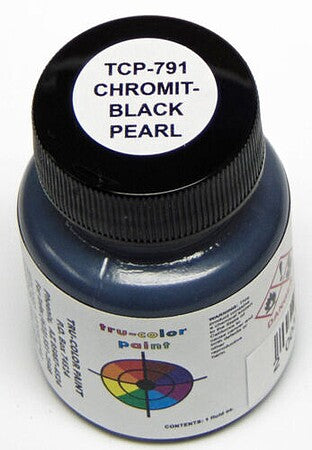Tru-Color 791 Chromitblack Pearl 1 oz. Acrylic Model Paint