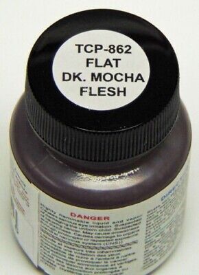 Tru-Color 862 Brushable Flat Dark Mocha Flesh 1 oz. Acrylic Model Paint