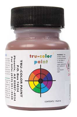 Tru-Color 865 Brushable Flat Native American Flesh 1 oz. Acrylic Model Paint