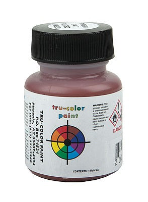 Tru-Color 868 Brushable Flat Rusted Umber 1 oz. Acrylic Model Paint