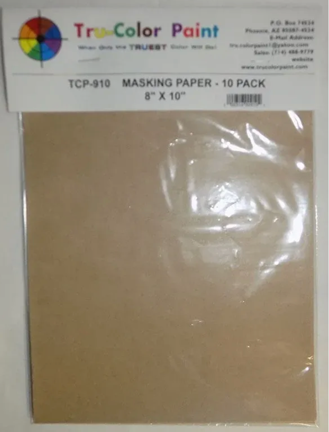 Tru-Color 910 Masking Paper 10 Pack