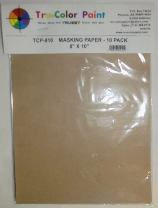 Tru-Color 910 Masking Paper 10 Pack