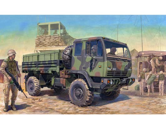Trumpeter Scale Models 1004 1/35 M1078 Light Medium Tactical Vehicle (LMTV) Cargo Truck Model Kit