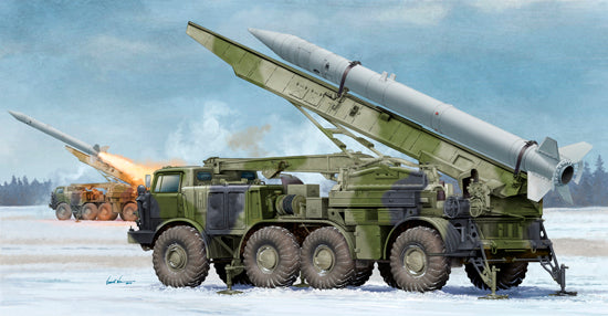 Trumpeter Scale Models 1025 1/35 Russian 9P113 TEL with 9M21 Rocket of 9K52 Luna-M Short-Range Artillery Rocket System (FROG-7) Model Kit