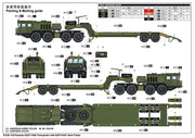 Trumpeter Scale Models 1039 1/35 Russian KZKT-7428 Transporter with KZKT-9101 Semi-Trailer Model Kit