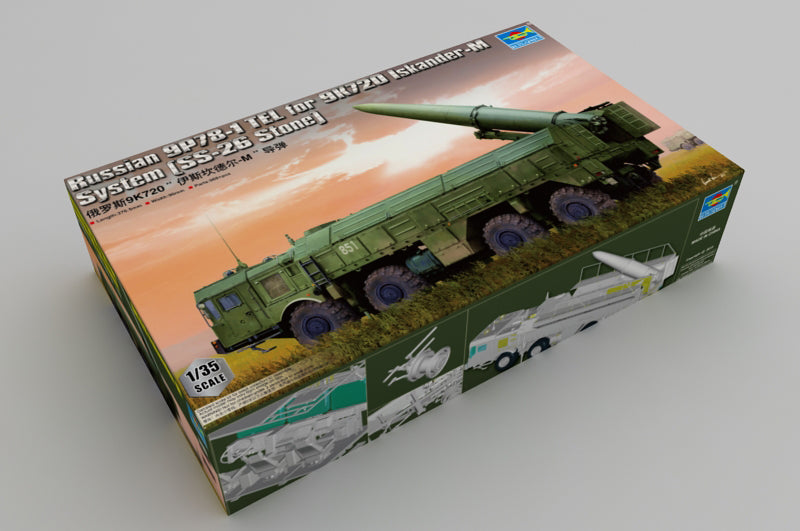 Trumpeter Scale Models 1051 1/35 Russian 9P78-1 TEL for 9K720 Iskander-M Rocket Launch System Model Kit