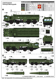 Trumpeter Scale Models 1051 1/35 Russian 9P78-1 TEL for 9K720 Iskander-M Rocket Launch System Model Kit