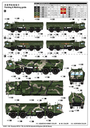 Trumpeter Scale Models 1051 1/35 Russian 9P78-1 TEL for 9K720 Iskander-M Rocket Launch System Model Kit